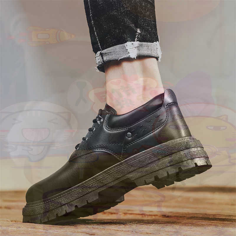 Tech Accessories For Students - Sepatu Pria Tenis Pelatih Fashion Kulit