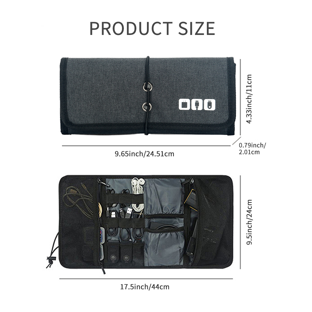 Tech Accessories Storage - Kantong Pengorganisir Kabel Rumah | Tas