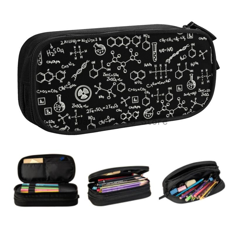 Sarung pensil pola kimia sains - Tech Girl Accessories ulasan dan harga