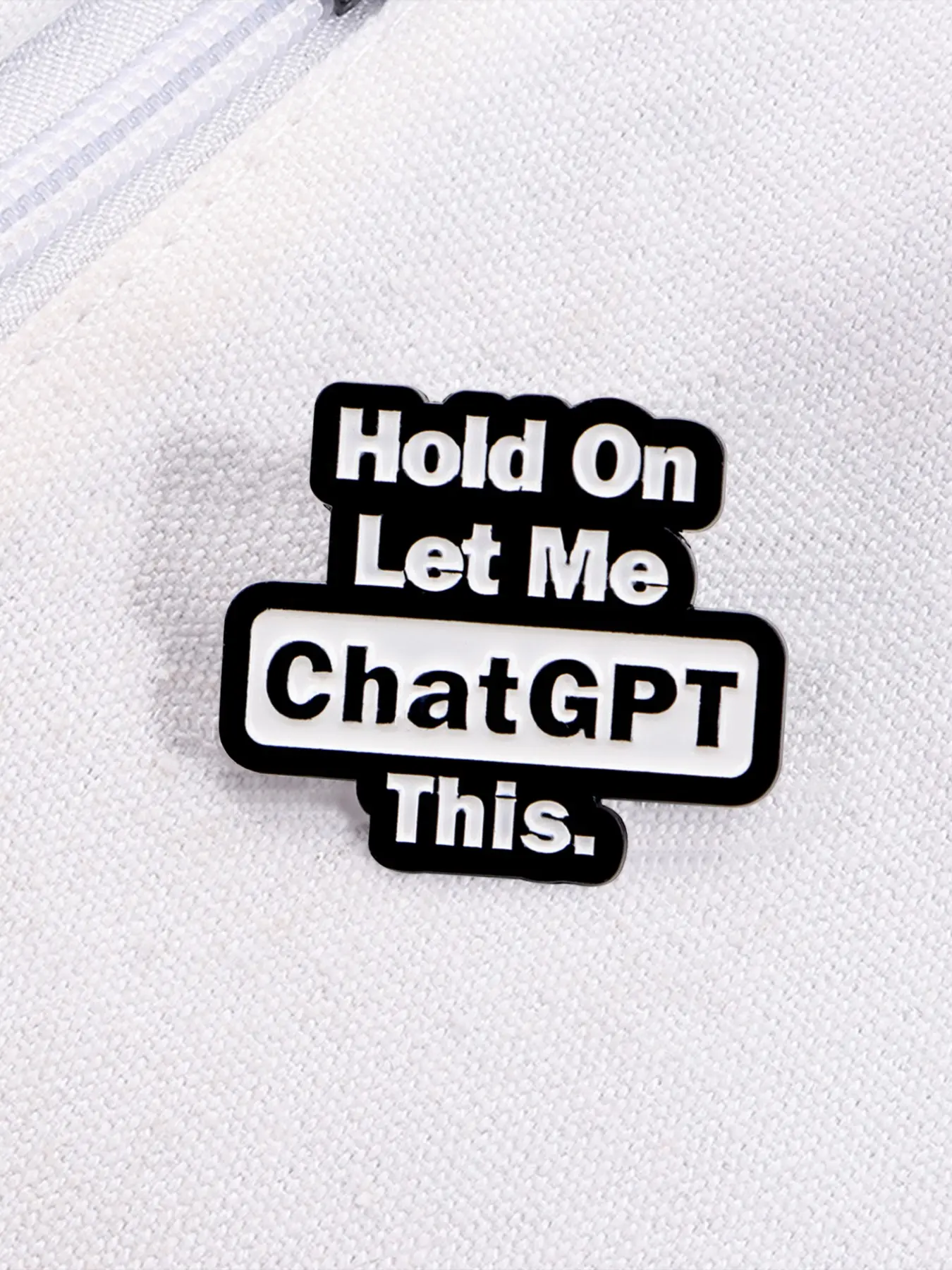 Pin Enamel Chatgpt, Emblem Log - Tech Accessories For Students ulasan dan harga